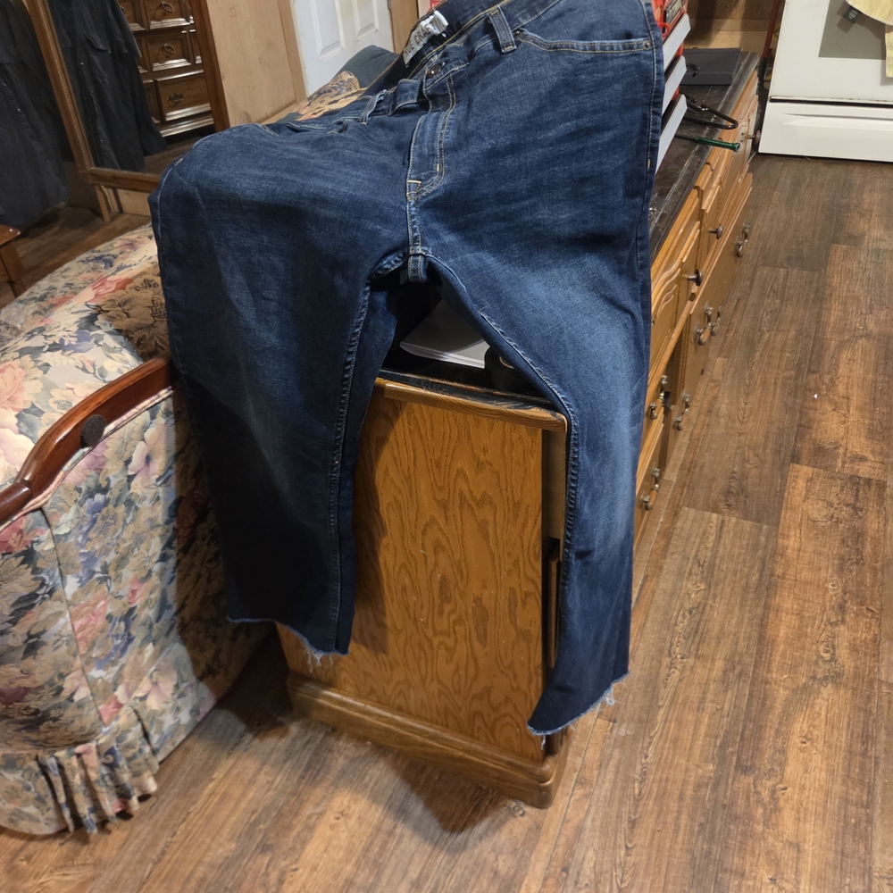 True Craft Men's Dark Blue Bootcut Jeans